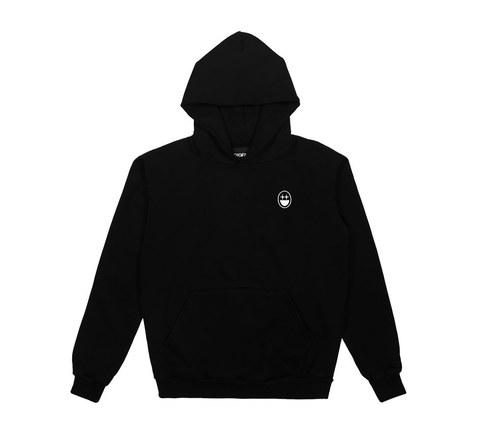 Big Face outlet Brand Evergreen Kit Black Hoodie